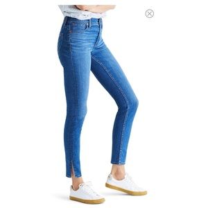 High-Rise Skinny Jeans: Side-Slit Edition